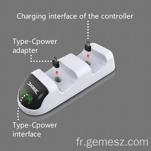 Support de chargeur de contrôleur sans fil de station d&#39;accueil pour PS5